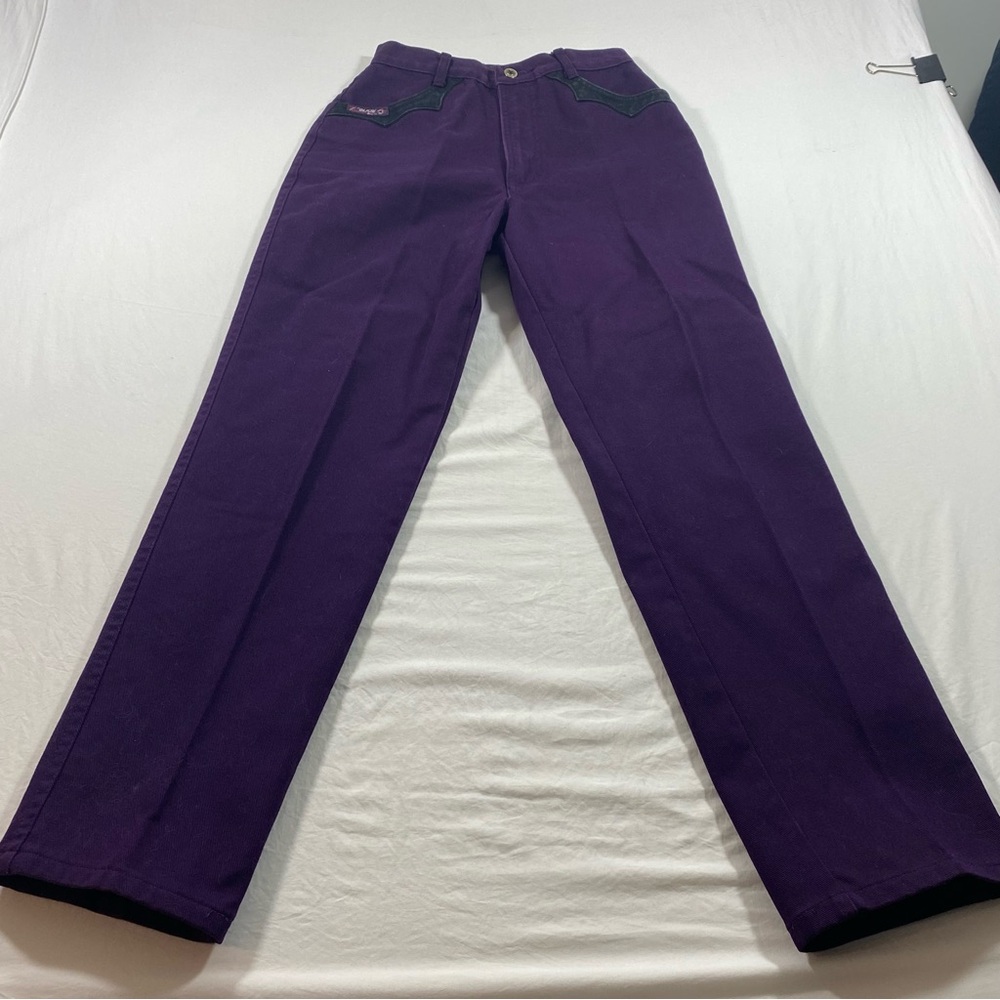 Vintage Z Blaze Jeans Eclipse Bootcut Two Tone  Western High Rise Bareback